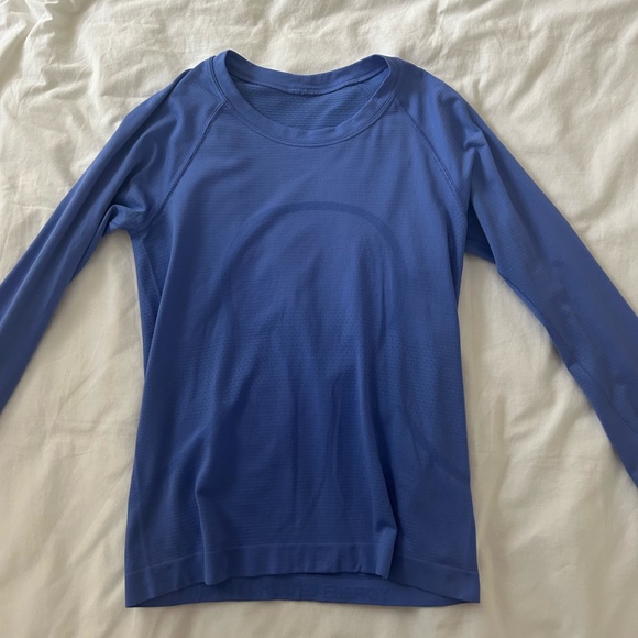 lululemon blue longsleeve swiftly - Picture 1 of 3